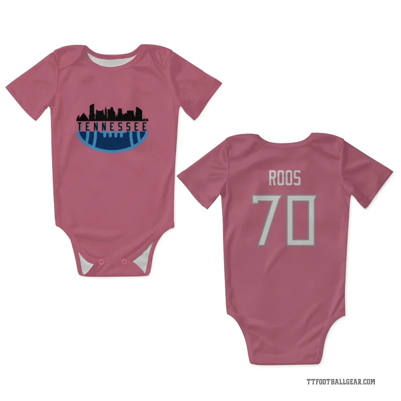 Jordan Roos  Pink Tennessee Titans  Newborn & Infant Bodysuit