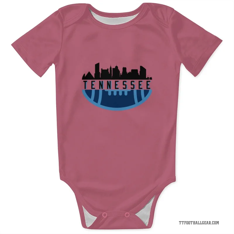 Jordan Roos  Pink Tennessee Titans  Newborn & Infant Bodysuit