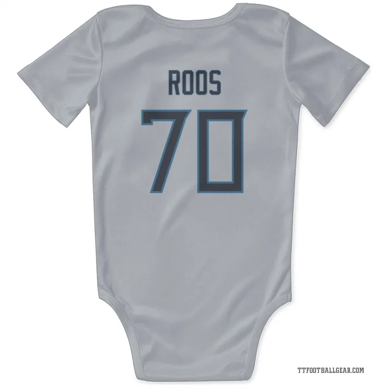 Jordan Roos  White Tennessee Titans  Newborn & Infant Bodysuit
