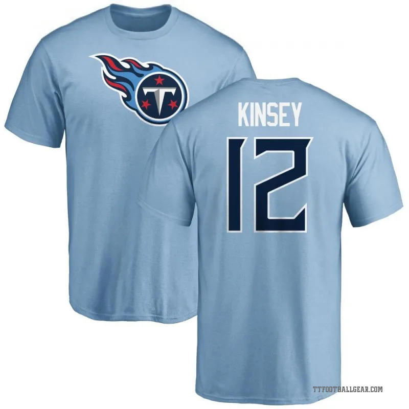 Mason Kinsey Men's LightBlue Tennessee Titans Logo T-Shirt - Light Blue